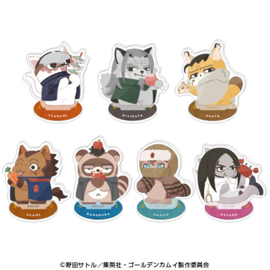 TVアニメ『ゴールデンカムイ』 どうぶつフォーゼ アクリルスタンド -I Like It!- Bbox 1箱 7個入