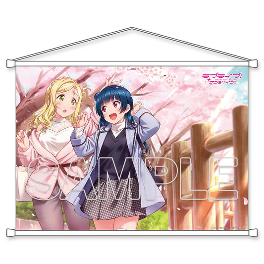 『ラブライブ!サンシャイン!!』B2タペストリー Aqours 善子&鞠莉