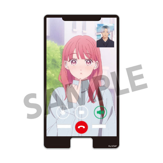 ゆびさきと恋々 アクリルスマホスタンド テレビ通話画面風 糸瀬雪 ver.