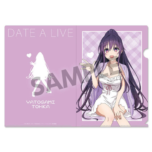 デート・ア・ライブV 描き下ろしクリアファイル 夜刀神十香 ナイトウェア ver.