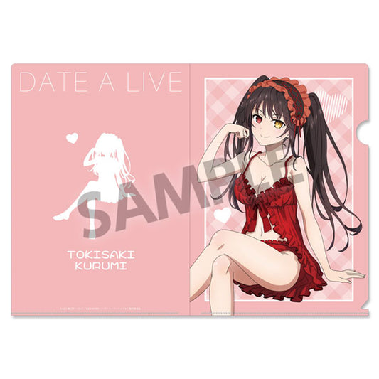 デート・ア・ライブV 描き下ろしクリアファイル 時崎狂三 ナイトウェア ver.