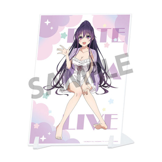 デート・ア・ライブV 描き下ろしビジュアルアクリルプレート 夜刀神十香 ナイトウェア ver.
