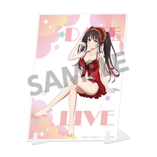 デート・ア・ライブV 描き下ろしビジュアルアクリルプレート 時崎狂三 ナイトウェア ver.