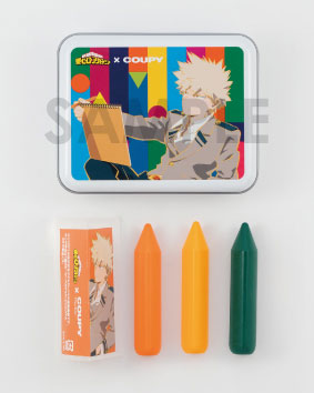 僕のヒーローアカデミア 缶ケース付き「クーピーマーカー」 B.爆豪 勝己