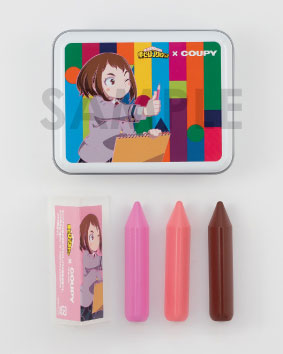 僕のヒーローアカデミア 缶ケース付き「クーピーマーカー」 C.麗日 お茶子