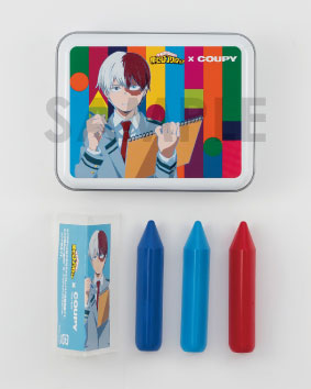 僕のヒーローアカデミア 缶ケース付き「クーピーマーカー」 D.轟 焦凍