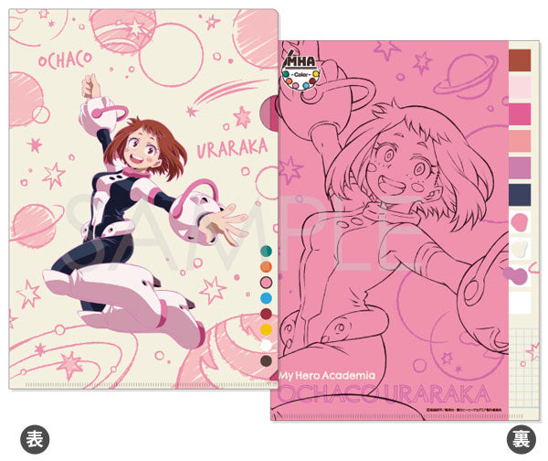 僕のヒーローアカデミア クリアファイル-Color- C.麗日 お茶子
