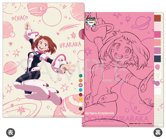 僕のヒーローアカデミア クリアファイル-Color- C.麗日 お茶子