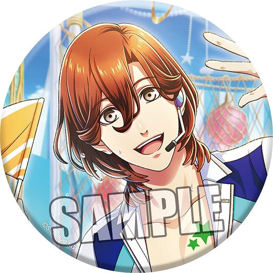 うたの☆プリンスさまっ♪ Shining Live 缶バッジ  はじけて☆Summer Reflection アナザーショットVer.「寿 嶺二」