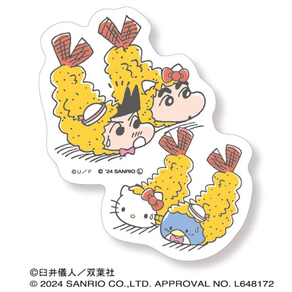クレヨンしんちゃん×サンリオキャラクターズ ダイカットステッカーミニ①