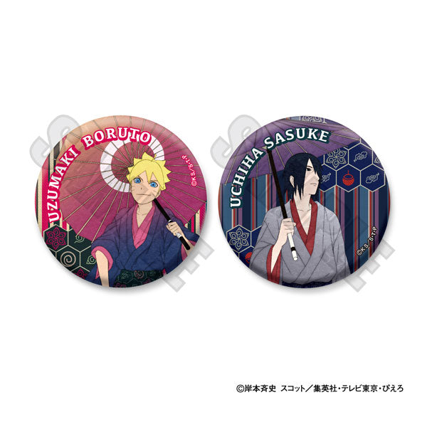 BORUTO-ボルト- NARUTO NEXT GENERATIONS きらきら缶バッジ2個セット 百物語ver. うずまきボルト・うちはサスケ