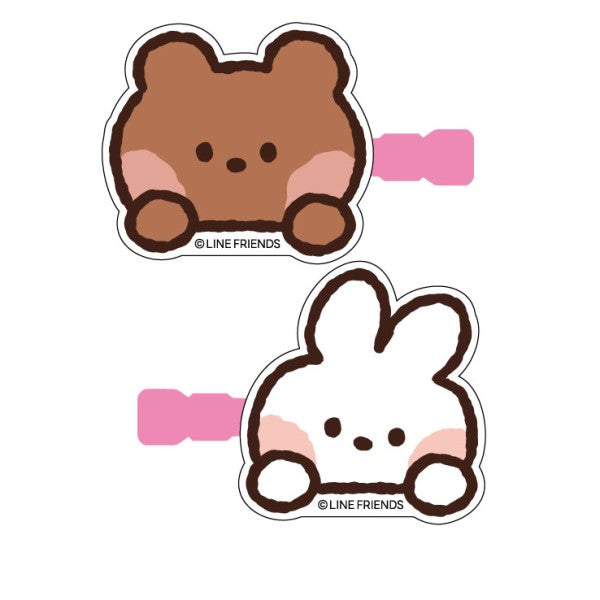 LINE FRIENDS minini アクリルヘアクリップ ① [エンスカイ][GOODS]