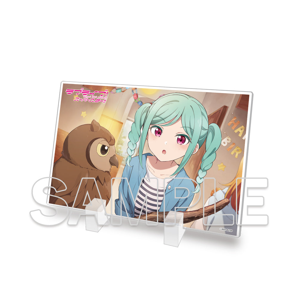 『ラブライブ!スーパースター!!』ミニアクリルプレート Liella! 冬毬[9]