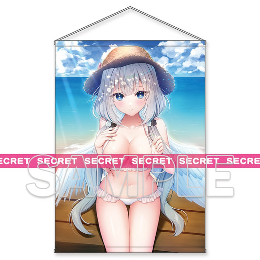まうめん描き下ろし 夏の日差しよりまぶしい天使ちゃん X-RATEDタペストリー【B1】 [KADOKAWA][GOODS][年齢制限]