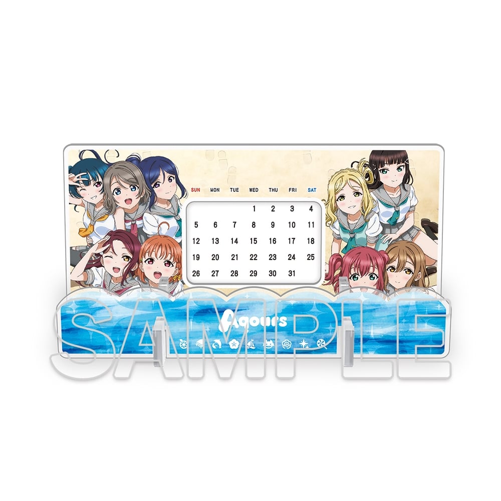 『ラブライブ!サンシャイン!!』 アクリル万年カレンダー [KADOKAWA][GOODS]