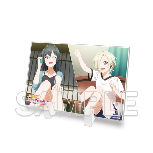 『ラブライブ!虹ヶ咲学園スクールアイドル同好会』ミニアクリルプレート 栞子&ミア[2] [KADOKAWA][GOODS]