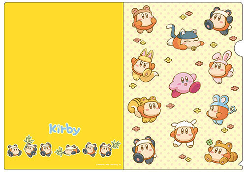 星のカービィ クリアファイル カービィ&アニマルワドルディ