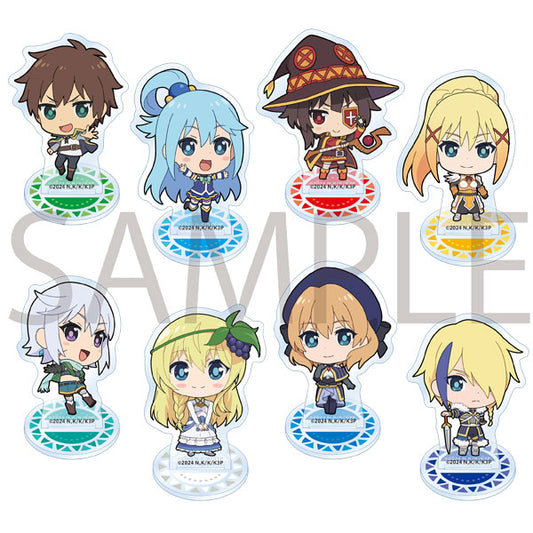 ｢この素晴らしい世界に祝福を!3｣トレーディングミニキャラアクリルスタンドフィギュア 1箱 8個入