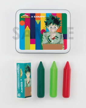 僕のヒーローアカデミア 缶ケース付き｢クーピーマーカー｣ A.緑谷 出久