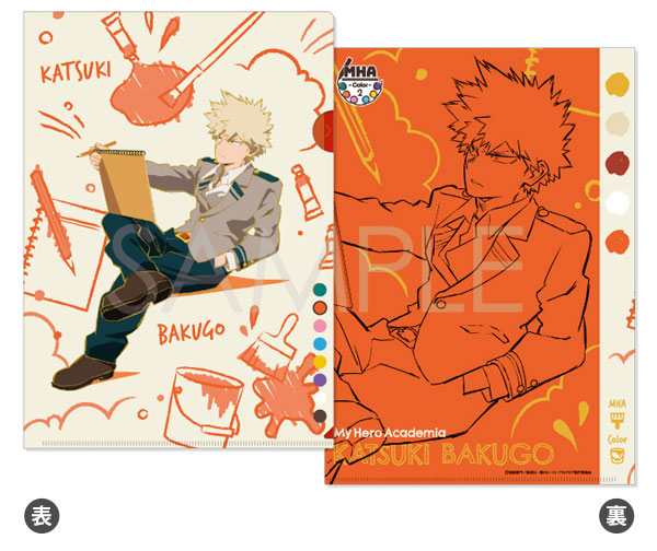 僕のヒーローアカデミア クリアファイル-Color2- B.爆豪 勝己