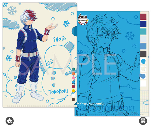 僕のヒーローアカデミア クリアファイル-Color- D.轟 焦凍