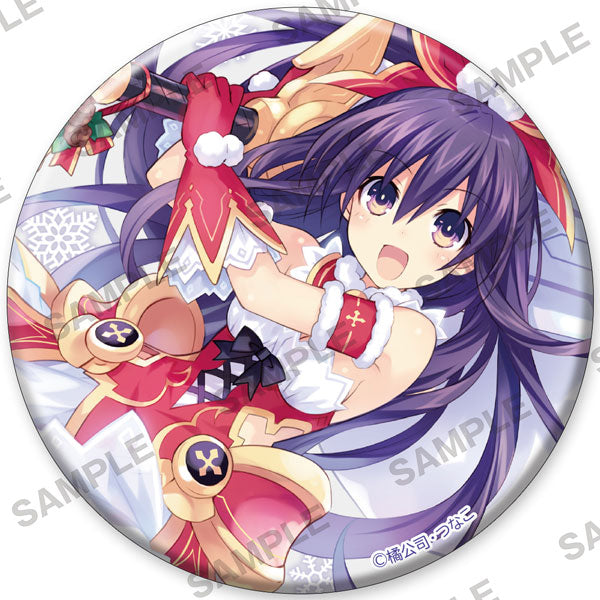 『デート・ア・ライブ』クリスマスフェア 75mmホロ缶バッジ 夜刀神十香 [KADOKAWA][GOODS]