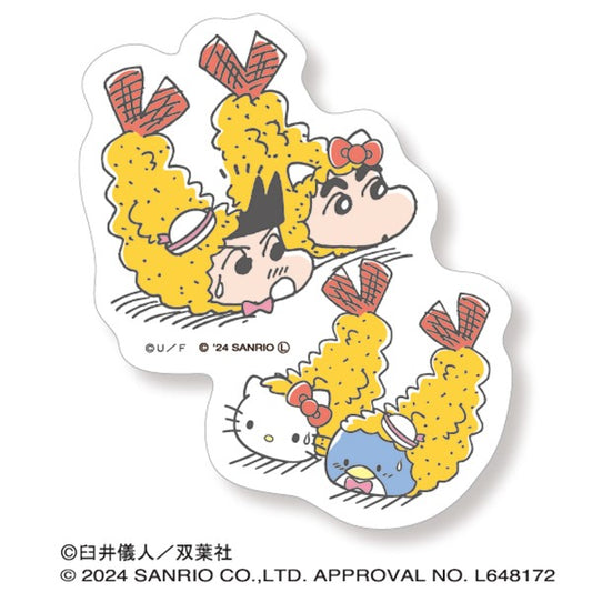 クレヨンしんちゃん×サンリオキャラクターズ ダイカットステッカーミニ①