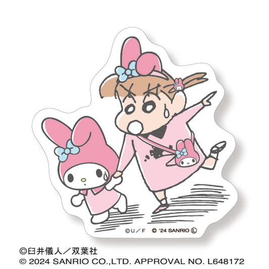 クレヨンしんちゃん×サンリオキャラクターズ ダイカットステッカーミニ③