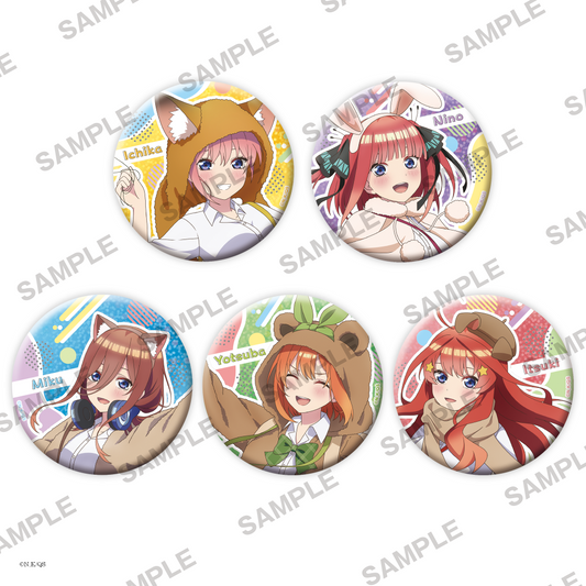 ｢五等分の花嫁∽｣おおきなキラキラ缶バッジ 1箱 5個入