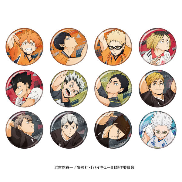 アニメ『ハイキュー!!』 グリッターカンバッジコレクション 1箱 12個入