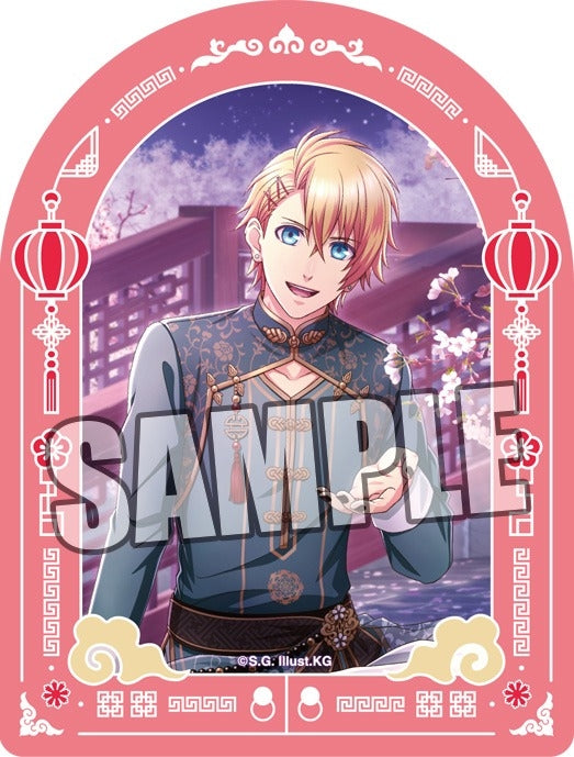 うたの☆プリンスさまっ♪ Shining Live サテンステッカー  花の雫に月は潤う アナザーショットVer.｢来栖 翔｣