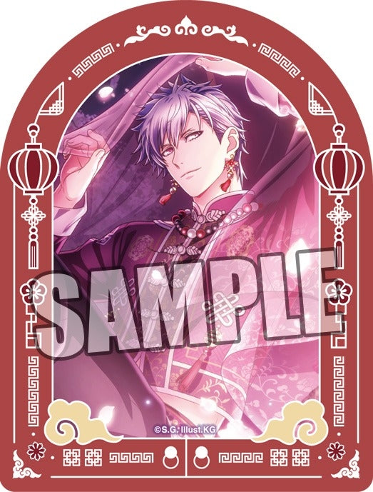 うたの☆プリンスさまっ♪ Shining Live サテンステッカー  花の雫に月は潤う アナザーショットVer.｢黒崎蘭丸｣