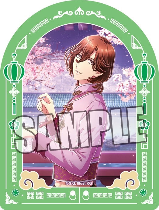 うたの☆プリンスさまっ♪ Shining Live サテンステッカー  花の雫に月は潤う アナザーショットVer.｢寿 嶺二｣